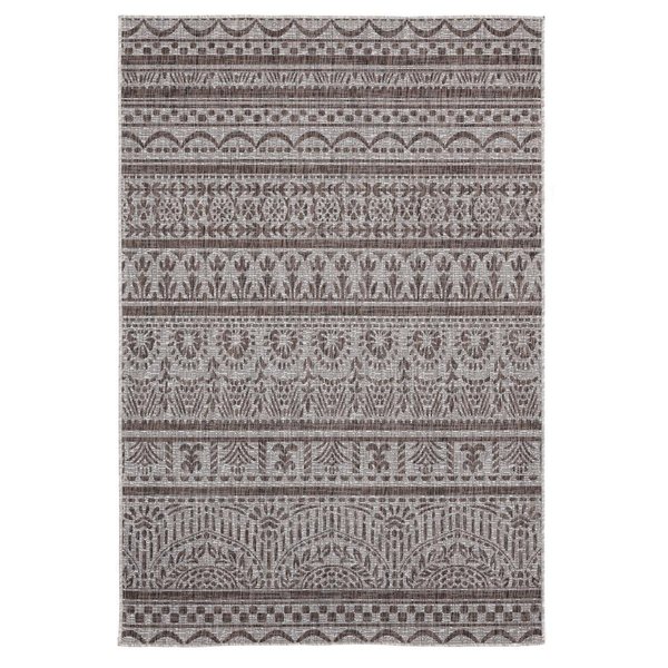 Manmade 7 ft. 10 in. x 10 ft. 6 in. Augusta Diani Brown Rectangle Oversize Rug MA1597648